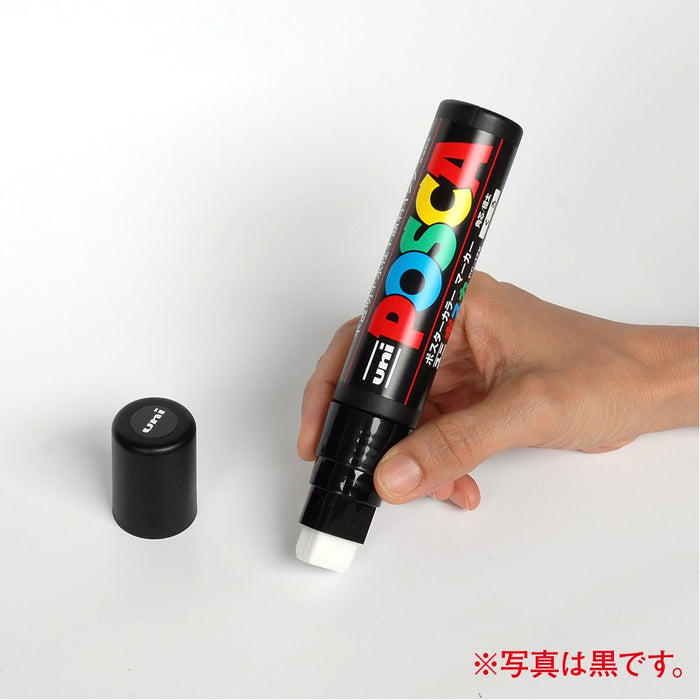 三菱鉛筆白色水性 Posca 筆帶特粗方鉛 Pc17K.1