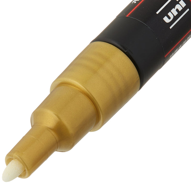 Mitsubishi Pencil Fine Point Round Core Gold Water-Based Pen Posca Pc3M.25