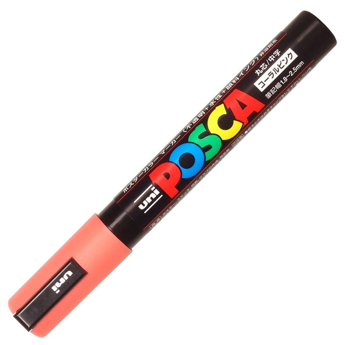 三菱铅笔 Posca 珊瑚粉色 10 支水性中号笔