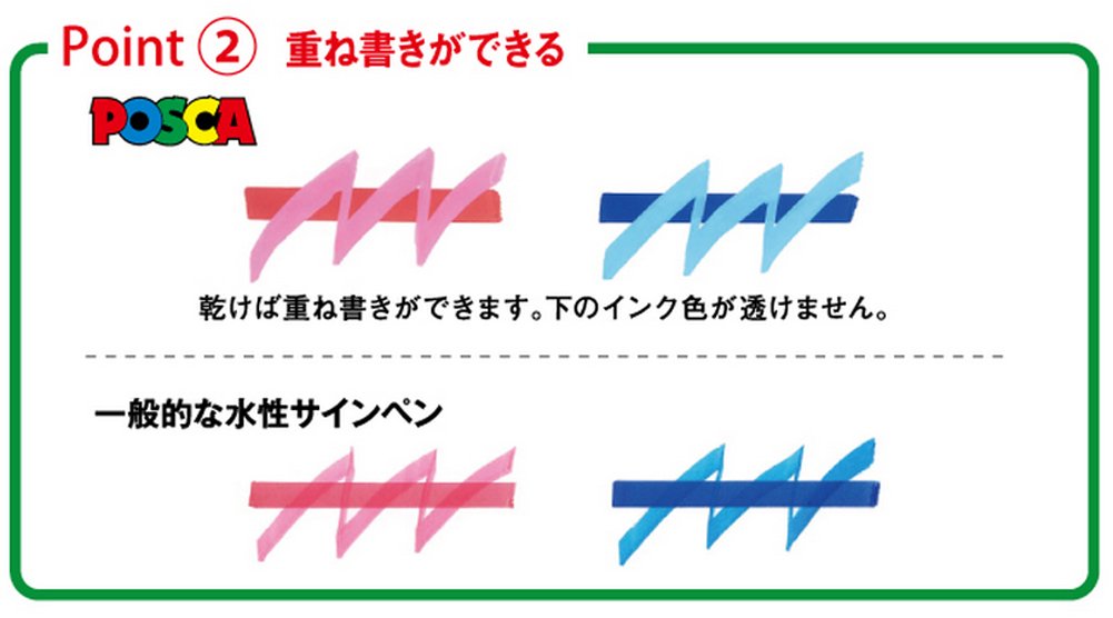 三菱鉛筆 Posca 珊瑚粉紅 10 支水性中型筆