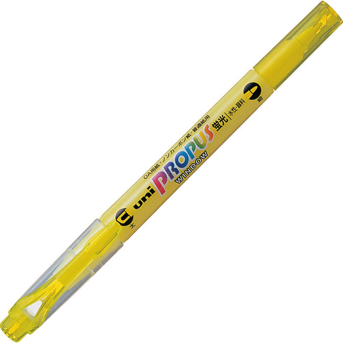 Mitsubishi Pencil Propass Pus-102T Water-Based Signature Pen in Yellow