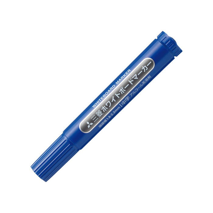 Mitsubishi Pencil Blue Medium Point Whiteboard Marker Pwb4M.33 Round Lead