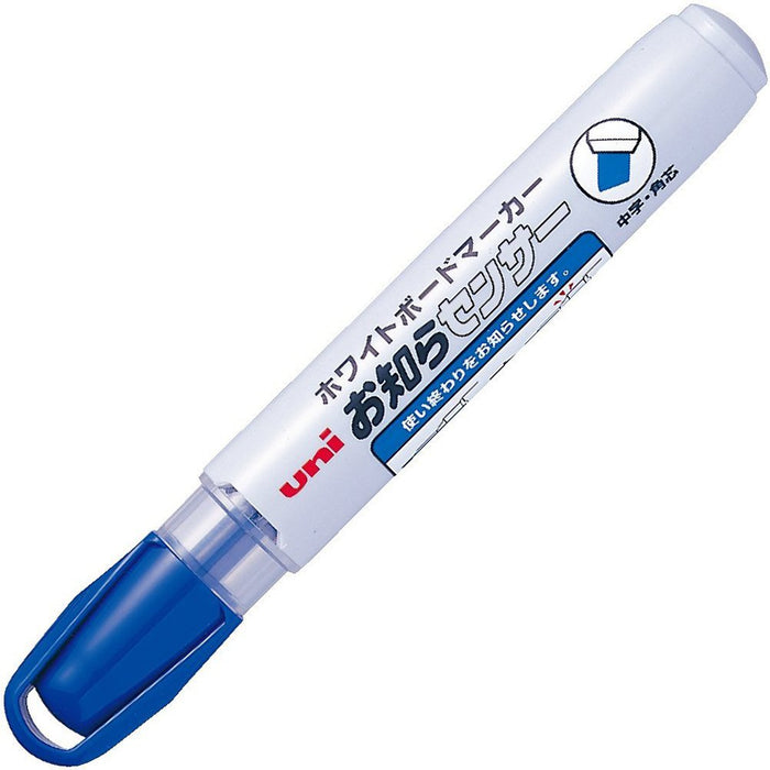 Mitsubishi Pencil Blue Medium Point Whiteboard Marker with Notification Sensor 5 Pieces