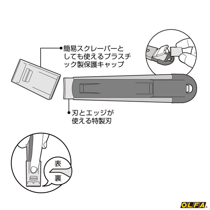 Olfa T-25 铁爪刮刀 Olfa 出品的高品质耐用工具