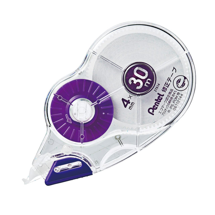 Pentel Xzt514-W 30M Purple Correction Tape for Error-Free Writing