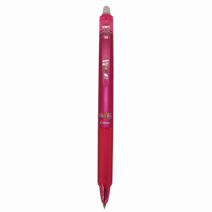 Pilot Pentel Frixon Ball Knock 0.5mm Pink Ballpoint Pen - LFBK-23EFP