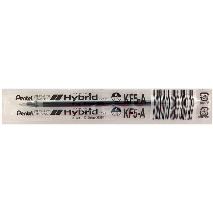 Pentel Hybrid KF5-A Ballpoint Pen Refill 10 Pack