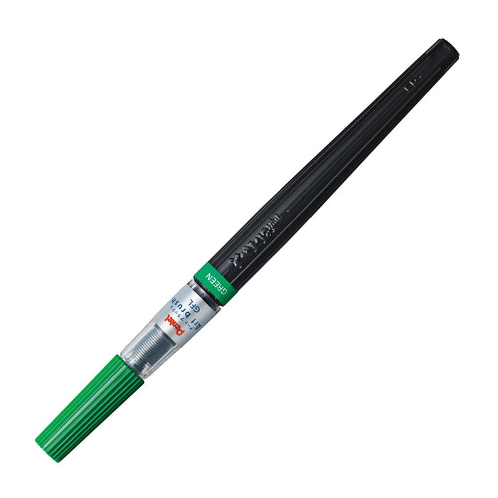 Pentel Art Brush Pen Xgfl-104 Vibrant Green for Professional Drawings