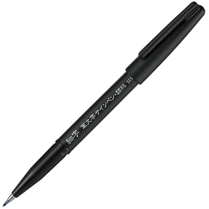 Pentel 細尖筆簽名筆顏料型 5 件裝 - Xsesp15Fa