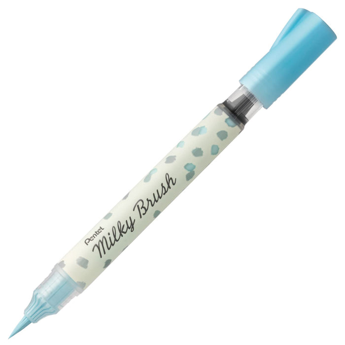 Pentel Pastel Blue Milky Brush Pen - Color Xgfh-Ps Series