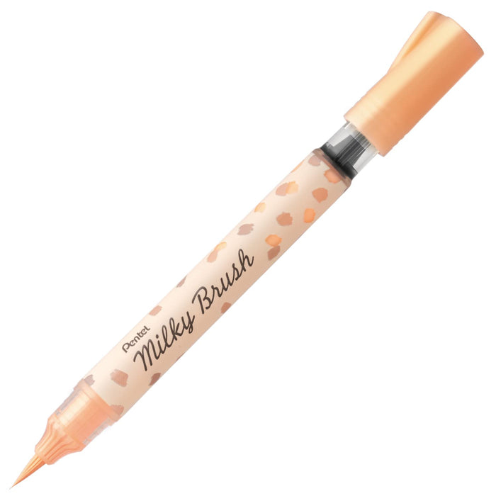 Pentel Pastel Orange Color Brush Pen Milky Brush Series Xgfh-Pf