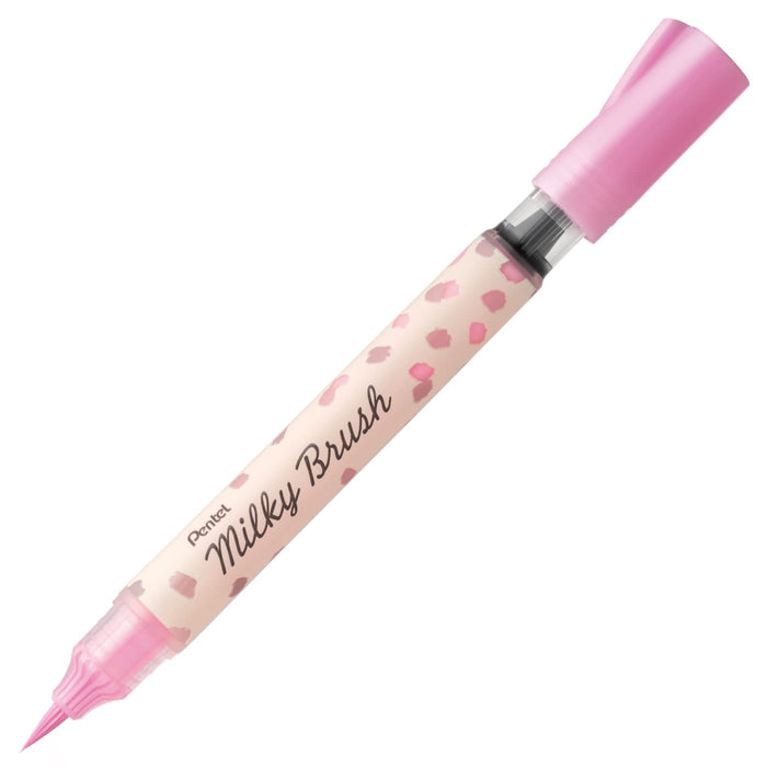 Pentel Pastel Pink Milky Brush Pen Xgfh-Pp Color Brush Series