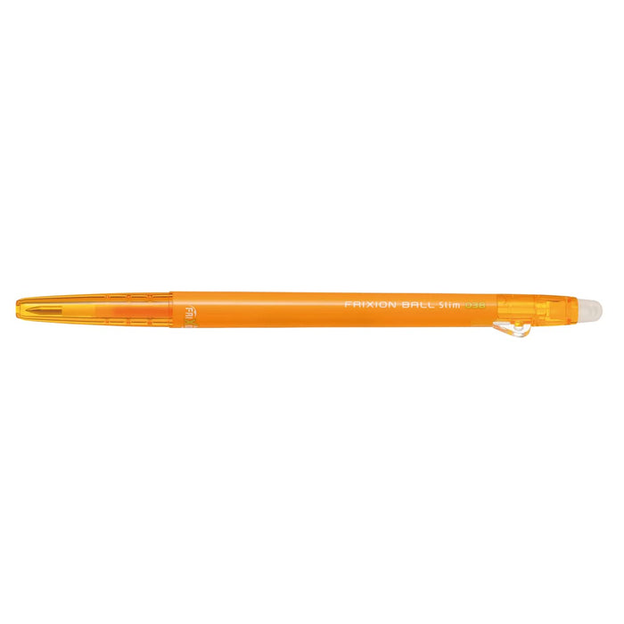 Pilot Pentel Frixion Ball Slim 038 Orange Apricot Ballpoint Pen