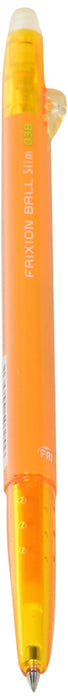 Pilot Pentel Frixion Ball Slim 038 Orange Apricot Ballpoint Pen