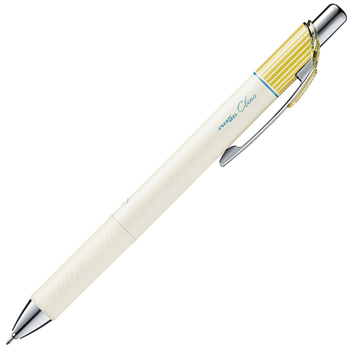 Pentel Energel Kurena Bln74Lg-A 0.4 凝胶圆珠笔 Mimosa Yellow - 10 支装