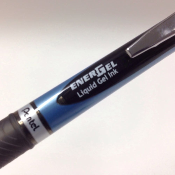 Pentel EnerGel 0.5 黑色凝胶墨水圆珠笔 5 支装