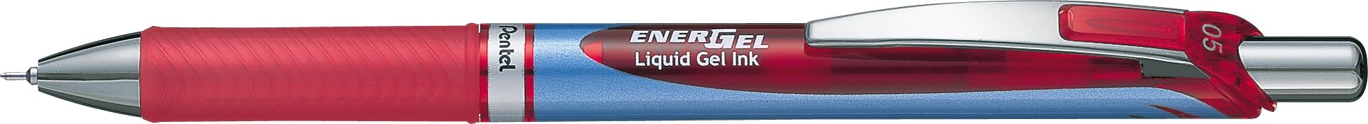 Pentel Energel Bln75-B 0.5 凝胶墨水圆珠笔 红色 10 支装