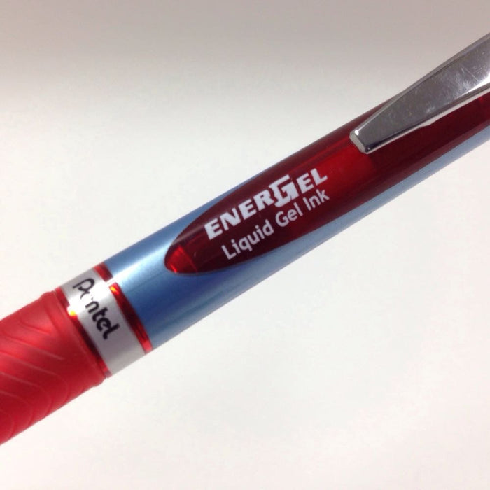 Pentel Energel Bln75-B 0.5 中性墨水原子筆紅色 10 支裝