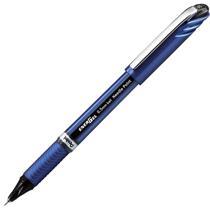 Pentel Energel 歐洲黑色中性墨水原子筆 0.5 毫米 5 支裝