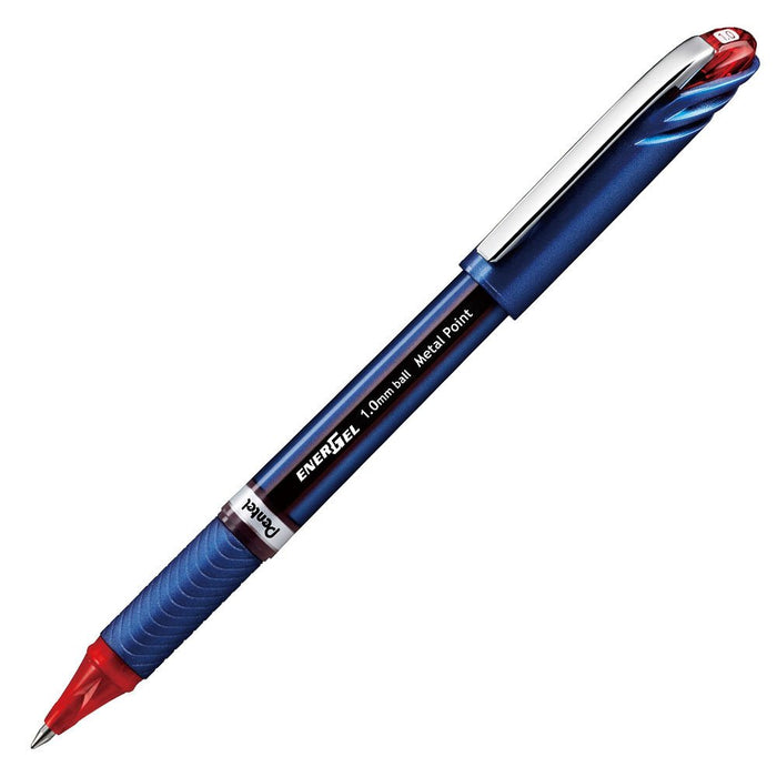 Pentel Energel Euro BL30-B 紅色中性墨水原子筆 1.0 支 10 支