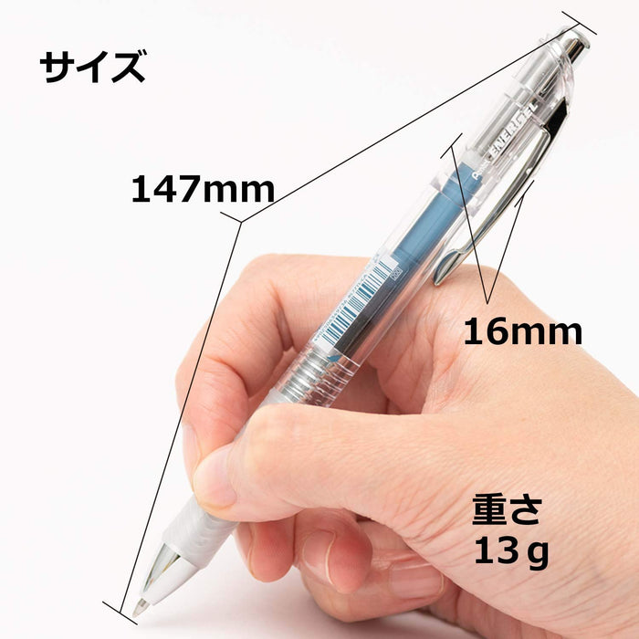 Pentel Energel Infree 0.7 中性墨水原子筆藍色黑色 10 支裝