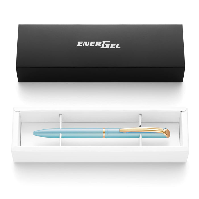 Pentel Energel Philography 0.5 毫米淡藍色中性墨水筆禮盒裝