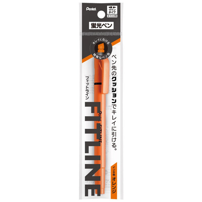 Pentel Fitline Orange Highlighter 5-Pack Xslw11-F Pentel Quality Writing