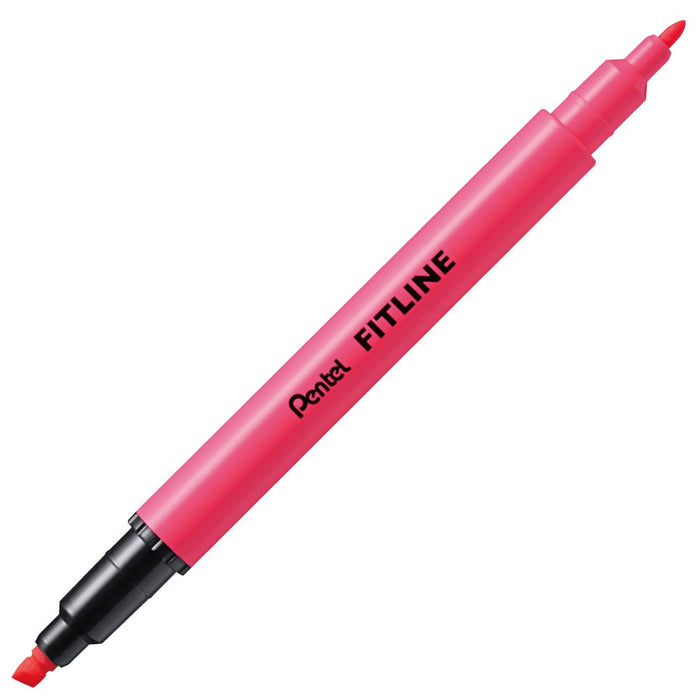 Pentel 5-Piece Pink Fitline Highlighter Set Model Xslw11-P