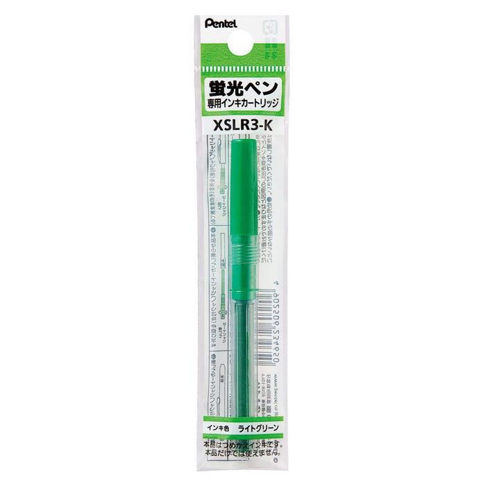 Pentel Handy Line S Highlighter Pen Light Green Cartridge Pack of 10