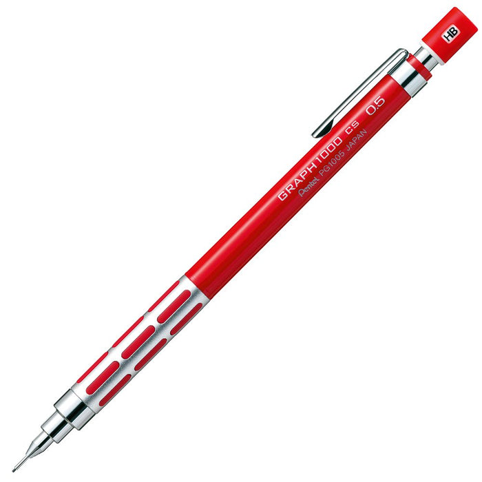 Pentel Graph 1000Cs Red Mechanical Pencil - Xpg1005Csb Edition