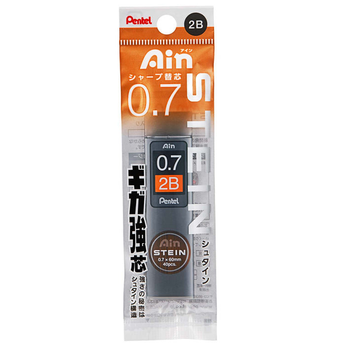 Pentel Ein Stein 0.7mm 2B Mechanical Pencil Lead Pack of 5