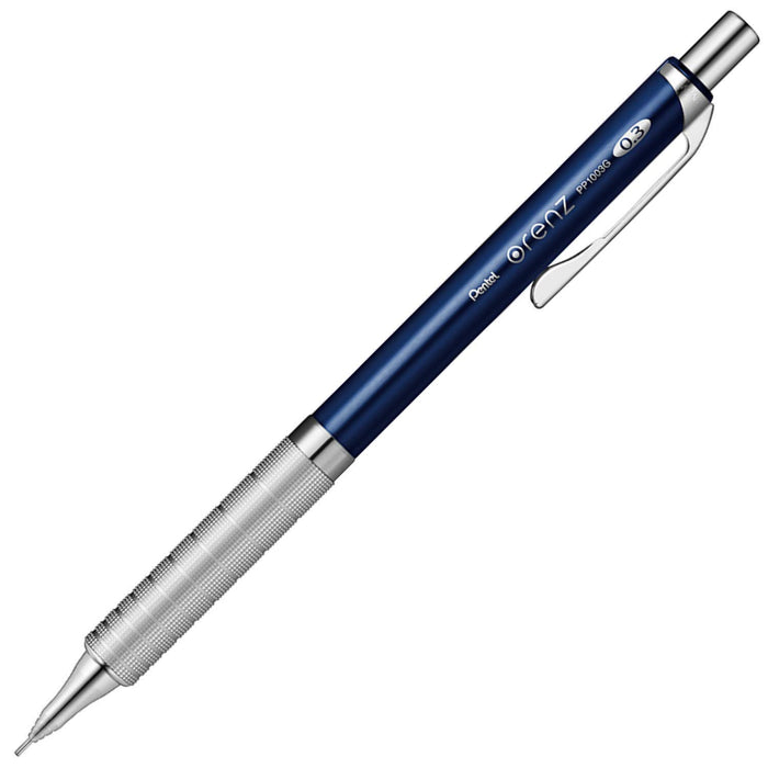 Pentel Orens Metal Grip 03 自动铅笔 深蓝色 - XPP1003G2-C 型号