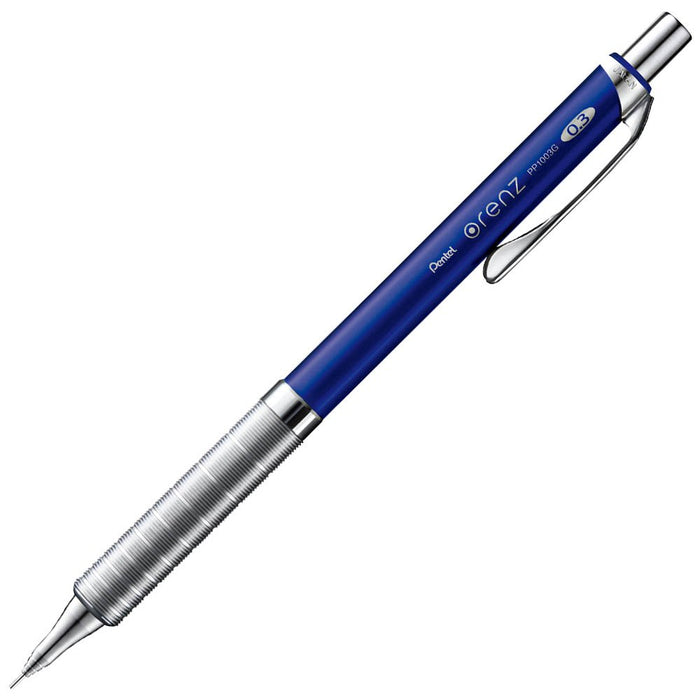 Pentel Orens Metal Grip 0.3mm Mechanical Pencil XPP1003G-C Navy Axis