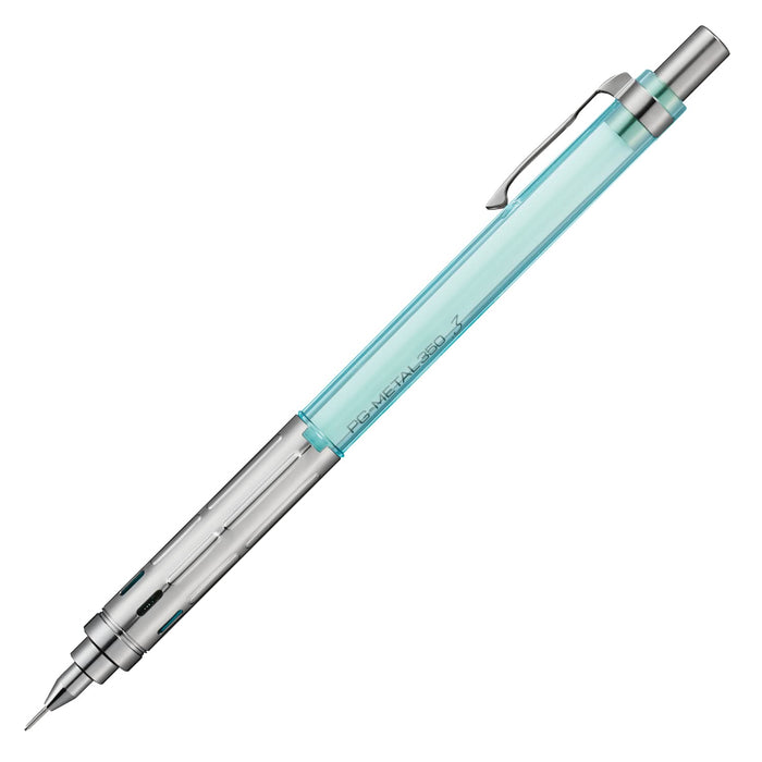 Pentel Pg-Metal350 Limited Edition Mechanical Pencil 0.3mm Clear Mint Blue