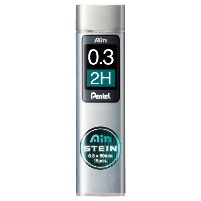 Pentel Ein Stein 0.3 2H 自動鉛筆筆芯 - 10 件裝