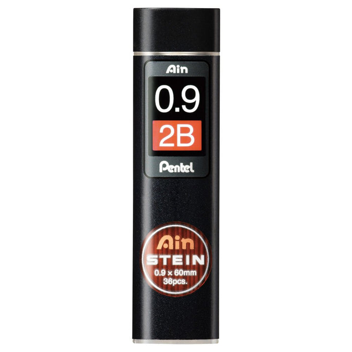 Pentel Ein Stein 0.9 2B Mechanical Pencil Refill 10 Pieces Pack