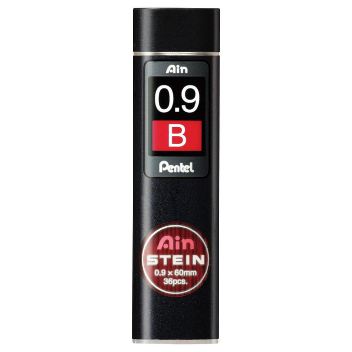 Pentel Ein Stein 0.9 B 自动铅笔替换芯 10 支装