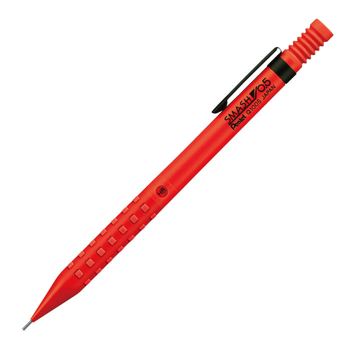 Pentel Smash 0.5mm Mechanical Pencil in Red Q1005-B Model by Pentel