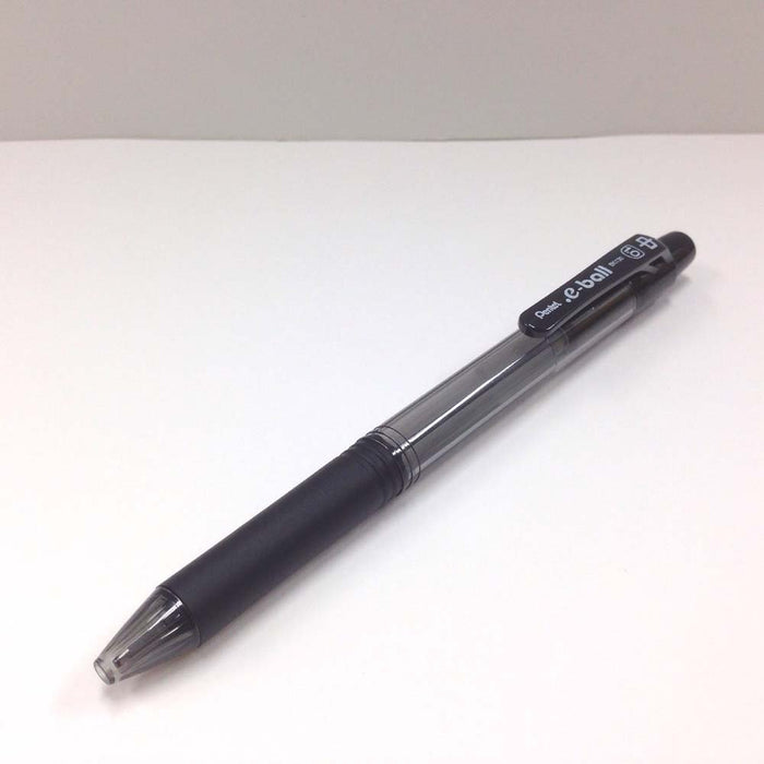 Pentel Dot E-Ball Oil-Based Black Ballpoint Pen 1.0mm 5 Pack - XBK130-A