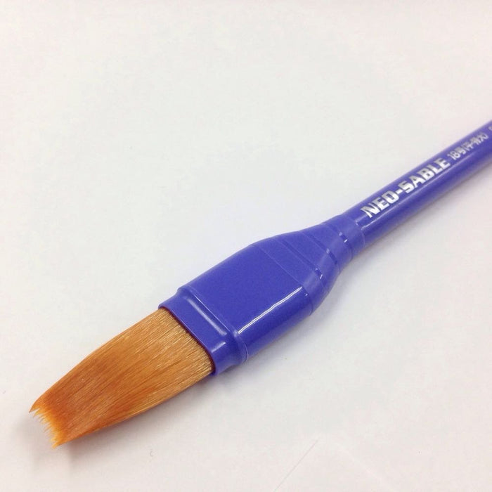 Pentel Neo Sable Flat Paintbrush No. 18 - Xzbnf-18 High-Quality Art Tool