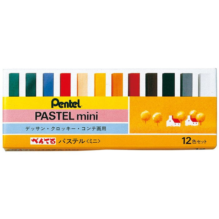 Pentel Pastel Ga1-12S 12 Color Mini Set by Pentel