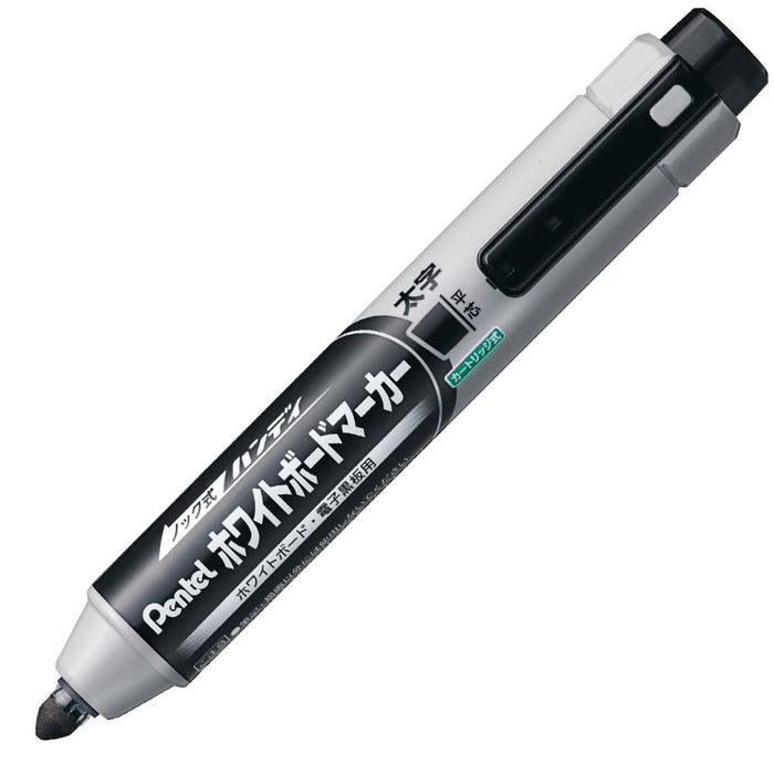 Pentel MWXN6M-A 伸缩白板笔 10 支套装 粗黑墨水