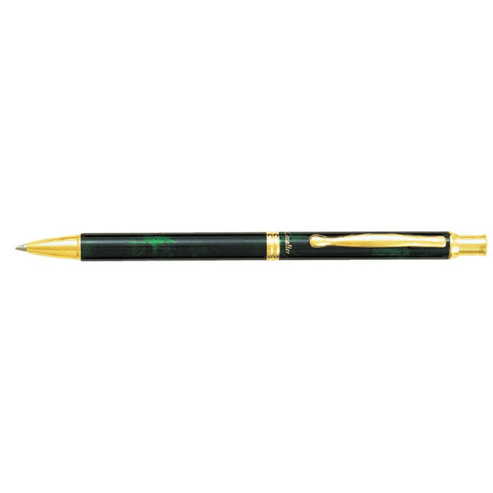 Pilot Cavalier 0.7mm 圆珠笔（黑色和绿色轴）- BCA-3SR-BG