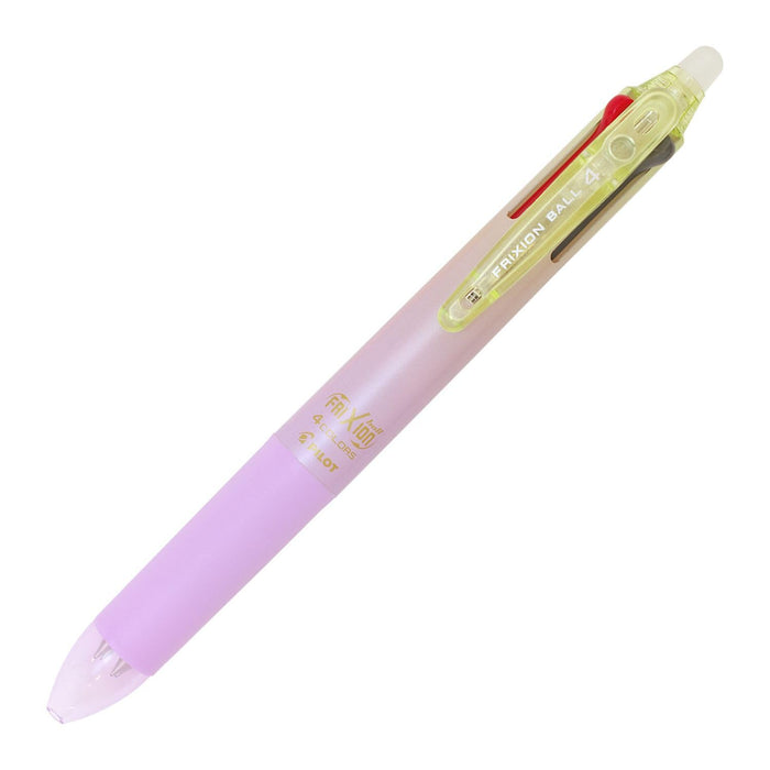 Pilot Slim 4-Color 0.38mm Frixion Ballpoint Pen Gradient Purple LKFB-80U