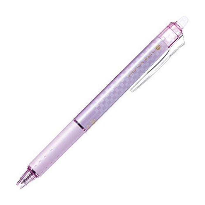 Pilot Frixion Ball Knock Design Series 0.5mm Ballpoint Pen Check Pattern Purple