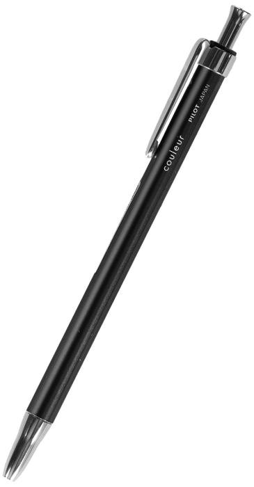 Pilot Mini Ballpoint Pen in Cooler Black Metal with Black Ink (Bcl-50Ef-Mb)