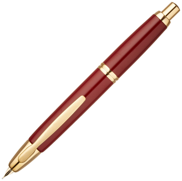 Pilot Capless FC15SRDRM Fountain Pen in Deep Red