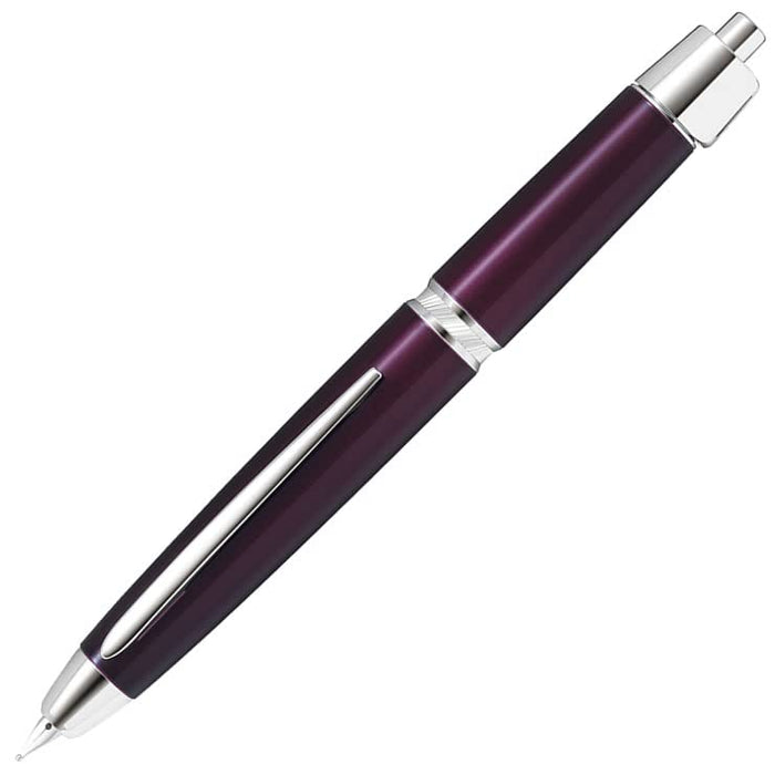 Pilot Capless LS 中号笔尖钢笔 - 优雅 L 紫色系列