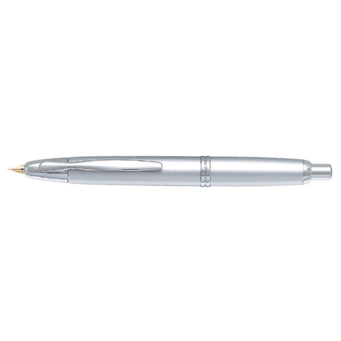 Pilot Capless Medium Point Silver Fountain Pen Model FCN-1MR-SM