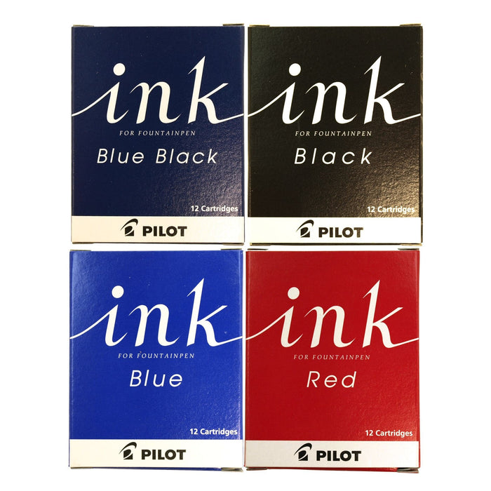 Pilot Fountain Pen Red Ink Cartridge 12 Pieces - Pilot IRF12SR